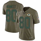 Nike Packers 80 Martellus Bennett Olive Salute To Service Limited Jersey Dzhi,baseball caps,new era cap wholesale,wholesale hats